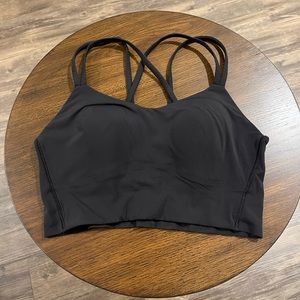 Lululemon Like A Cloud Longline Light Support Black Size 8